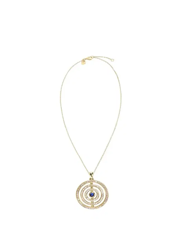 Procaccia Jewelry 18K Yellow Gold The Good Eye Pendant Necklace