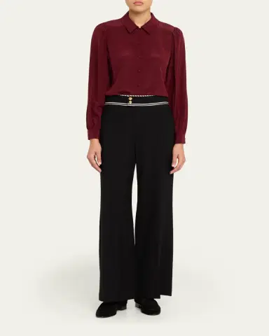 Frame The Prim Slim Palazzo Trousers | Thumbnail 2 Frame The Prim Slim Palazzo Trousers | Thumbnail 2