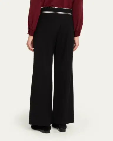 Frame The Prim Slim Palazzo Trousers | Thumbnail 3 Frame The Prim Slim Palazzo Trousers | Thumbnail 3