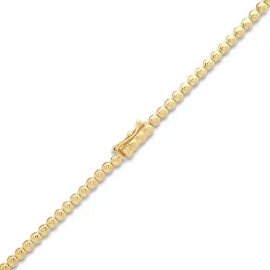 Jennifer Meyer Bezel Tennis Necklace with Illusion Set Diamond Accent | Thumbnail 3