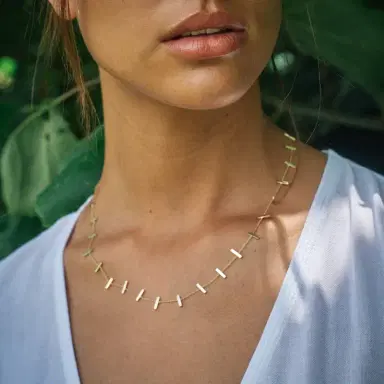 Jennifer Meyer Cross Bar Necklace | Thumbnail 3 Jennifer Meyer Cross Bar Necklace | Thumbnail 3