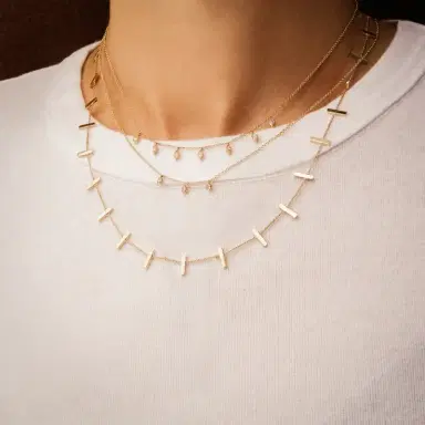 Jennifer Meyer Cross Bar Necklace | Thumbnail 4 Jennifer Meyer Cross Bar Necklace | Thumbnail 4