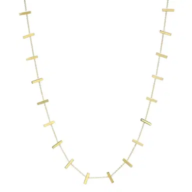 Jennifer Meyer Cross Bar Necklace | Thumbnail 1 Jennifer Meyer Cross Bar Necklace | Thumbnail 1
