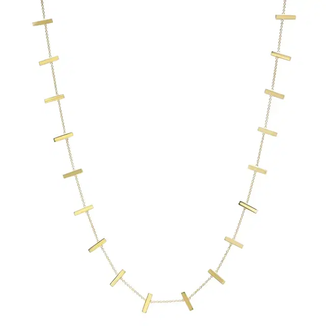 Jennifer Meyer Cross Bar Necklace