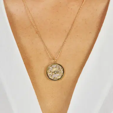 Jennifer Meyer Diamond Good Luck Necklace | Thumbnail 5 Jennifer Meyer Diamond Good Luck Necklace | Thumbnail 5