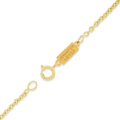 Jennifer Meyer Diamond Love You Necklace | Thumbnail 3