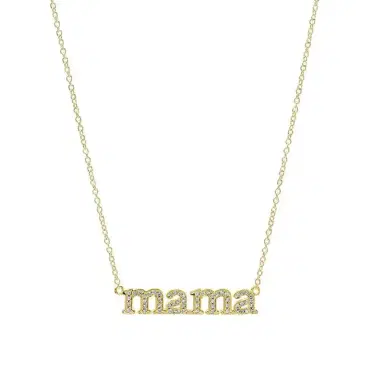 Jennifer Meyer Diamond Mama Necklace | Thumbnail 1 Jennifer Meyer Diamond Mama Necklace | Thumbnail 1