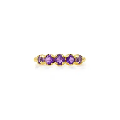 Jennifer Meyer Graduated Amethyst Ring | Thumbnail 2 Jennifer Meyer Graduated Amethyst Ring | Thumbnail 2