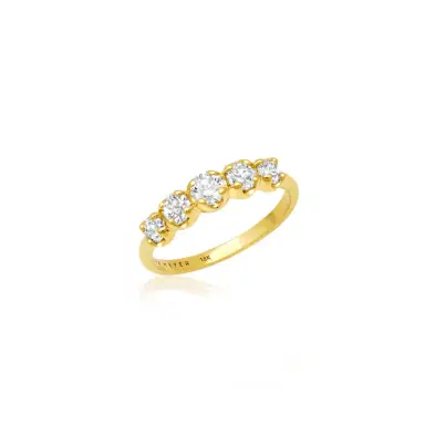 Jennifer Meyer Graduated Diamond Ring | Thumbnail 1