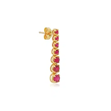 Jennifer Meyer Graduated Ruby Tennis Studs | Thumbnail 2