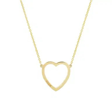 Jennifer Meyer Large Amethyst Open Heart Necklace | Thumbnail 2 Jennifer Meyer Large Amethyst Open Heart Necklace | Thumbnail 2