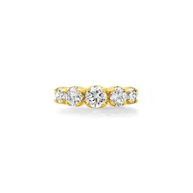 Jennifer Meyer Large Graduated Diamond Ring | Thumbnail 2 Jennifer Meyer Large Graduated Diamond Ring | Thumbnail 2