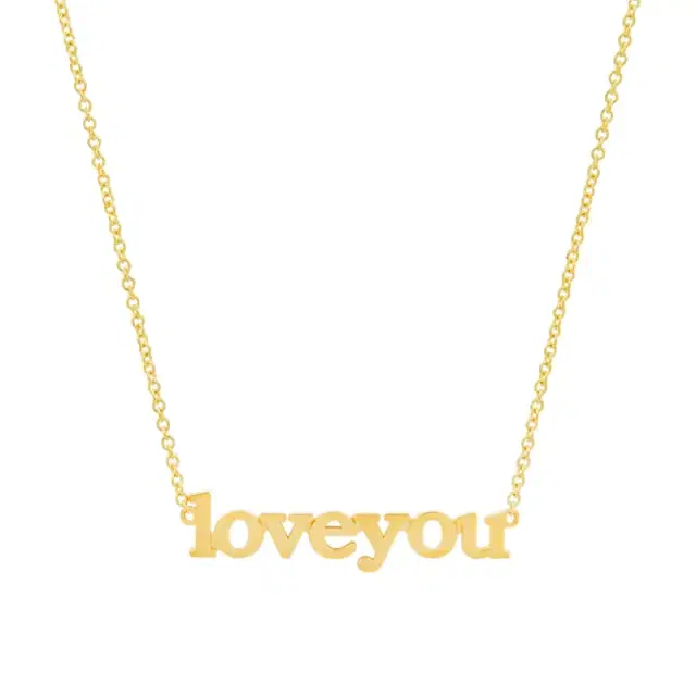 Jennifer Meyer Love You Necklace