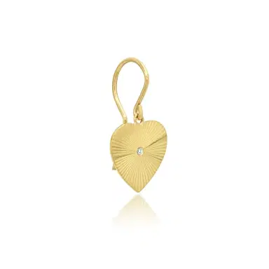 Jennifer Meyer Mini 70's Heart Drop Earrings | Thumbnail 2 Jennifer Meyer Mini 70's Heart Drop Earrings | Thumbnail 2
