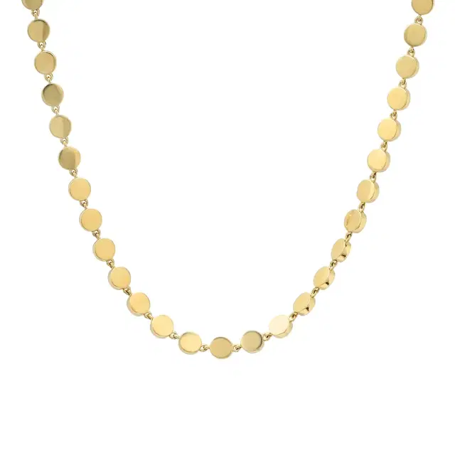 Jennifer Meyer Mini Circle Link Necklace