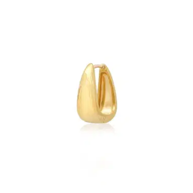 Jennifer Meyer Mini Elongated Teardrop Huggies | Thumbnail 4 Jennifer Meyer Mini Elongated Teardrop Huggies | Thumbnail 4