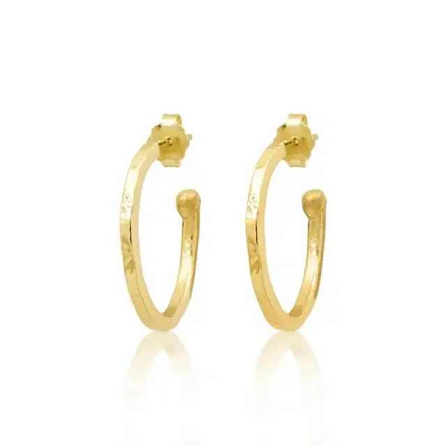 Small Hammered Hoops
