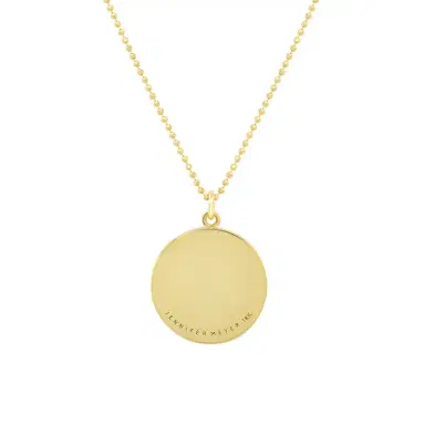Jennifer Meyer Turquoise Inlay and Diamond Pave Good Luck Necklace | Thumbnail 2