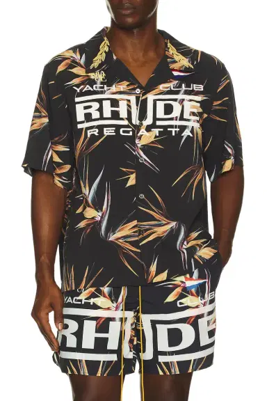 Rhude Regatta Club Hawaiian Shirt | Thumbnail 3