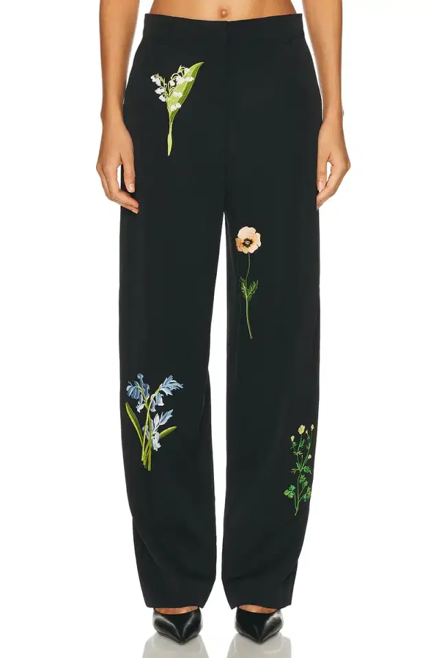 Drop Waist Tailored Trouser Pant