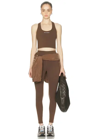 Sporty & Rich Serif Logo Legging | Thumbnail 5 Sporty & Rich Serif Logo Legging | Thumbnail 5