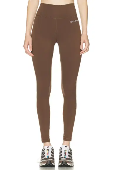 Sporty & Rich Serif Logo Legging | Thumbnail 1 Sporty & Rich Serif Logo Legging | Thumbnail 1