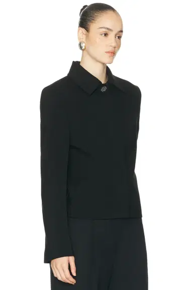 TOTEME Boxy Twill Jacket | Thumbnail 2 TOTEME Boxy Twill Jacket | Thumbnail 2