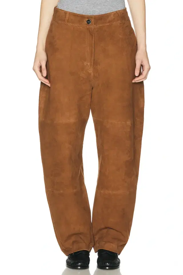Rohe Relaxed Fit Suede Trouser