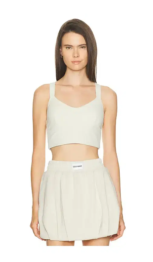 Gold Hinge Bustier Y Back Bra Top