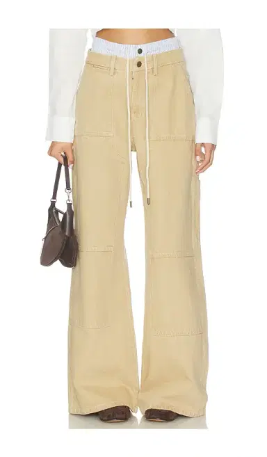 Monse Double Waistband Wide Leg Pant | Thumbnail 1 Monse Double Waistband Wide Leg Pant | Thumbnail 1