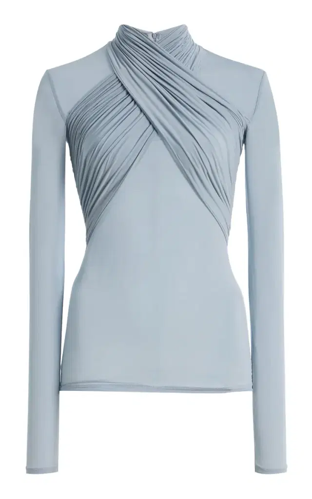 FRANÇOISE Odessa Crossover Long-Sleeve Top