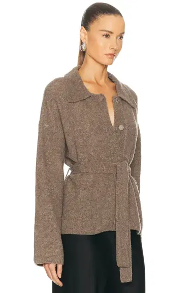 L'Academie Jessamy Knit Belted Cardigan | Thumbnail 4 L'Academie Jessamy Knit Belted Cardigan | Thumbnail 4