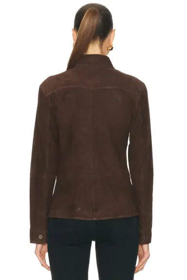ARMA Faye Goat Suede Overshirt | Thumbnail 4