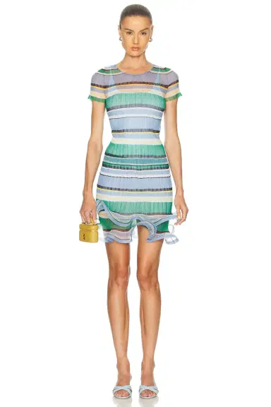 Simkhai Kimmie Plisse Mini Skirt | Thumbnail 5 Simkhai Kimmie Plisse Mini Skirt | Thumbnail 5