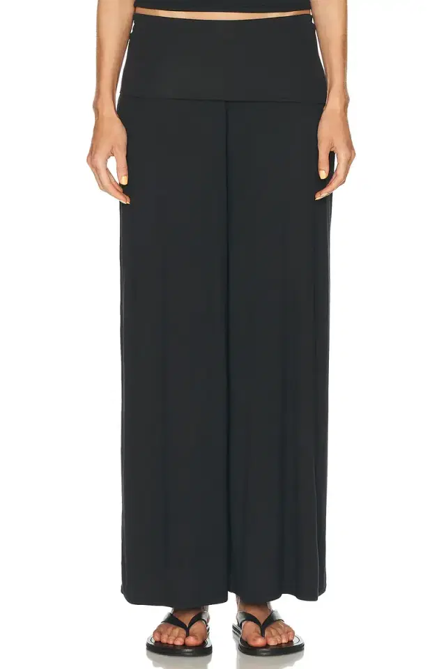 LUNYA Soft Modal Rib Fold Over Pant