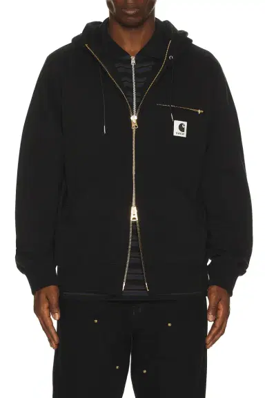 Sacai x Carhartt WIP Cotton Jersey Hoodie | Thumbnail 1 Sacai x Carhartt WIP Cotton Jersey Hoodie | Thumbnail 1