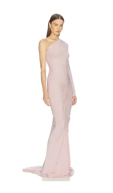 Atlein One Sleeve Ruched Gown | Thumbnail 2
