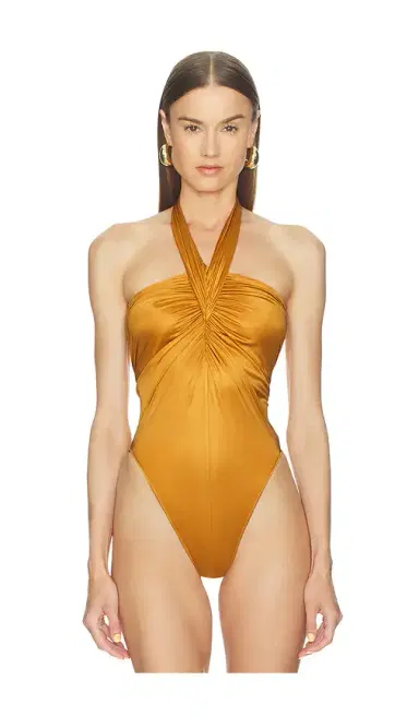 Atlein Strap Halter Neck Bodysuit | Thumbnail 2