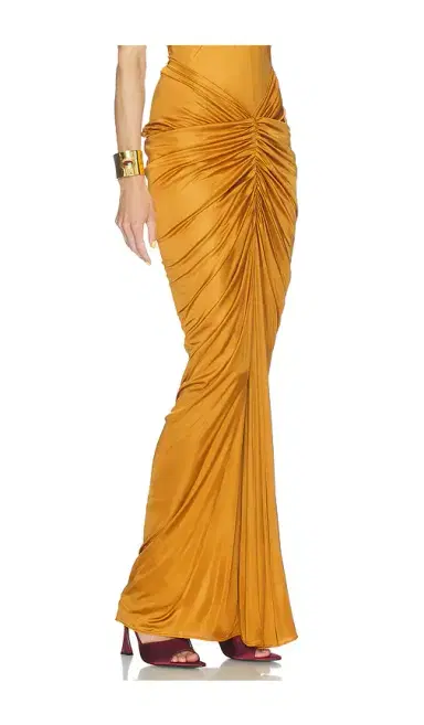 Atlein Ruched Pocket Long Skirt | Thumbnail 2