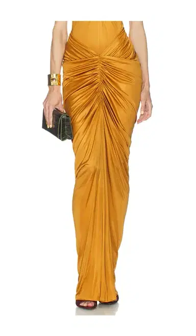Atlein Ruched Pocket Long Skirt | Thumbnail 1