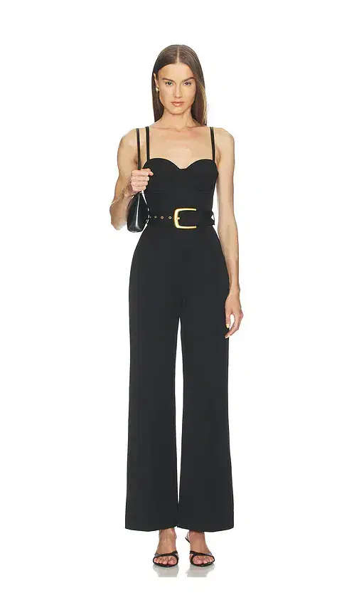 L'AGENCE Jessa Bustier Tailored Jumpsuit
