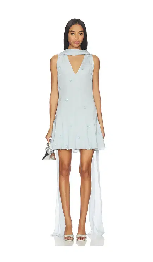 L'Academie Brynn Embellished Mini Dress
