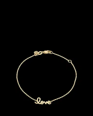 Sydney Evan 14K Gold Small Pure Love Bracelet | Thumbnail 2