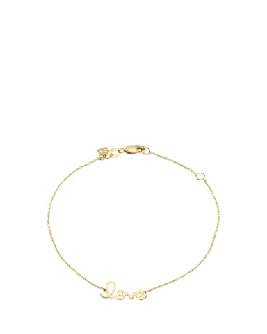 Sydney Evan 14K Gold Small Pure Love Bracelet | Thumbnail 1