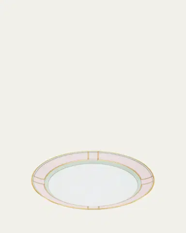Ginori 1735 Diva Colonna Flat Plate, Rosa | Thumbnail 2