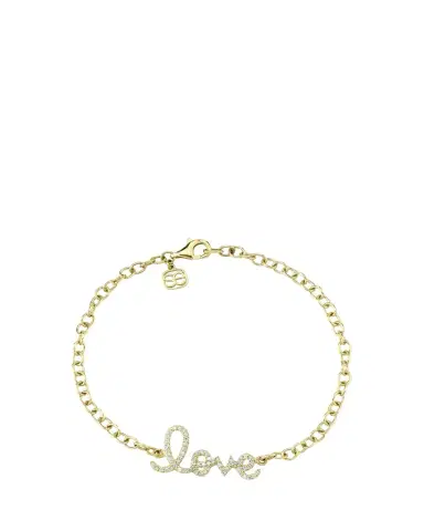 Sydney Evan 14K Gold Diamond Medium Love Bracelet | Thumbnail 1 Sydney Evan 14K Gold Diamond Medium Love Bracelet | Thumbnail 1