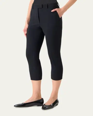 Akris Flavi Skinny-Leg Crop Trousers | Thumbnail 4