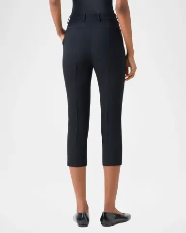 Akris Flavi Skinny-Leg Crop Trousers | Thumbnail 7
