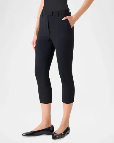 Akris Flavi Skinny-Leg Crop Trousers | Thumbnail 10