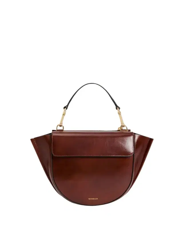 Hortensia Mini Leather Top-Handle Bag